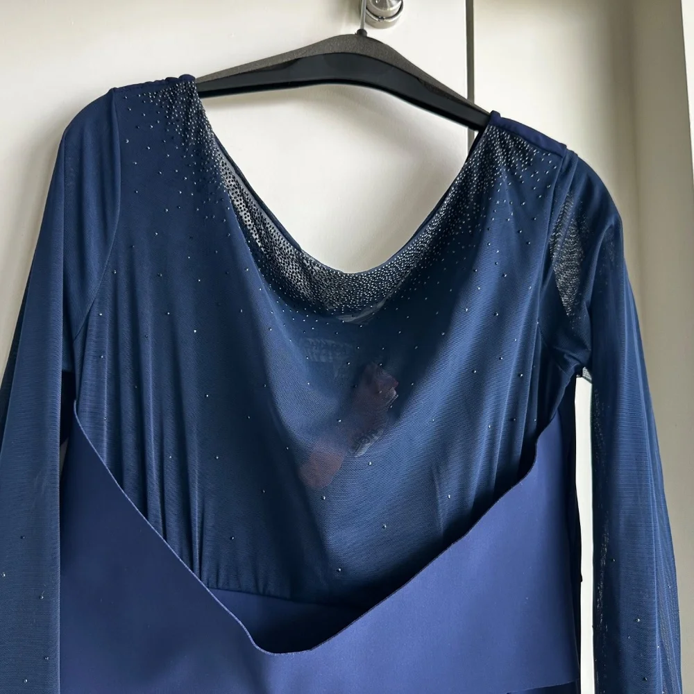 Chiara Boni Petite Robe Navy Gown size 10 (46) - Picture 3 of 3